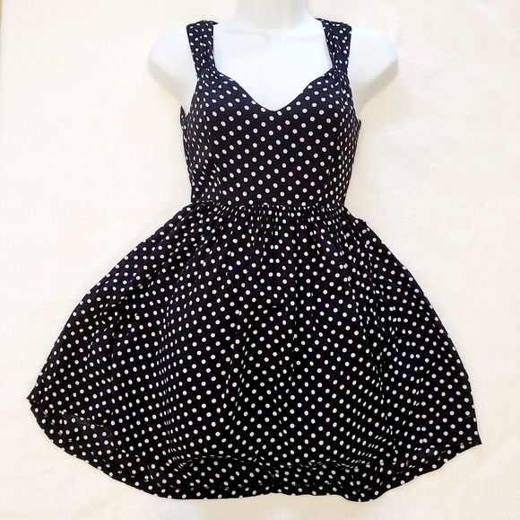 🎉3/$39 MINKPINK Polka-dot Skater Dress - Picture 2 of 10